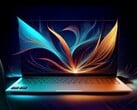 Художественное изображение ноутбука на базе процессора AMD Ryzen AI серии 400.