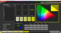 CalMAN Saturation Sweeps (после калибровки, пространство AdobeRGB)