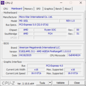 Материнская плата CPU-Z