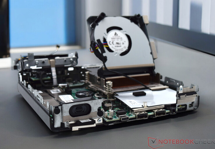 HP Elite Mini 800 G9 без крышки корпуса