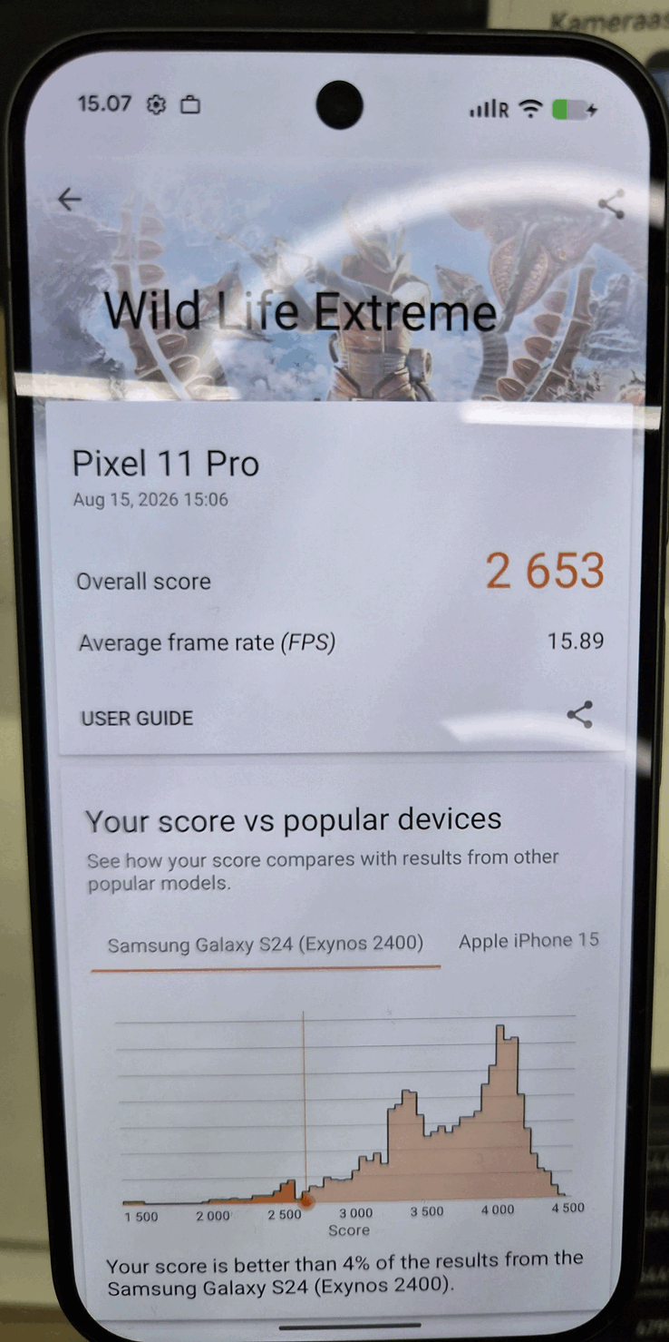 Результат съемки в режиме «Дикая природа — Экстремальные условия» на Pixel 11 Pro