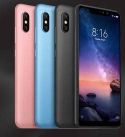 Доступные расцветки Redmi Note 6 Pro