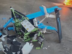 Разбившийся беспилотник доставки Amazon MK30. (Источник изображения: ABC15 Arizona на YouTube)