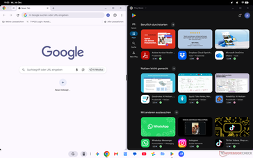 Разделение экрана в Googlebook OS