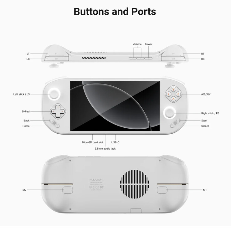 Mangmi Pocket Max поставляется с Android 13.