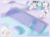 Беспроводная клавиатура и мышь Seenda Creative WGJP-073-3-SD - это, безусловно, красиво. (Источник изображения: Seenda Creative через Amazon)
