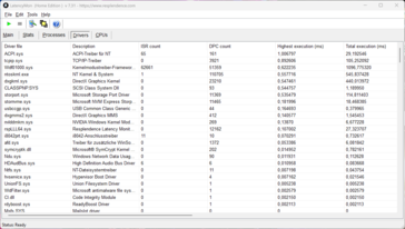 LatencyMon - драйвер