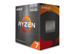 Визуализация коробки процессора AMD Ryzen 7 5800X3D