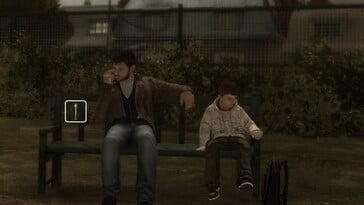 На изображении: скриншот игрового процесса из игры «Heavy Rain».