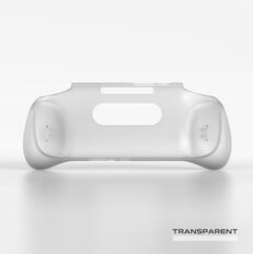 Официальный чехол для Retroid Pocket 5 в белом/прозрачном цвете. (Источник изображения: Retroid)