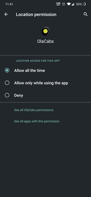 Теперь вы можете разрешить отслеживание своего местоположения только когда приложение активно