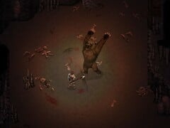 Изображение боя с медведем в Drova - Forsaken Kin, которая сейчас продаётся со скидкой 50%.