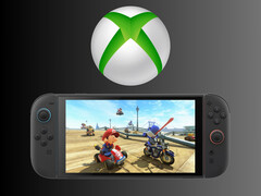 Логотип Xbox над консолью Switch 2 (Источник изображения: Microsoft Xbox Gaming, Nintendo of America)
