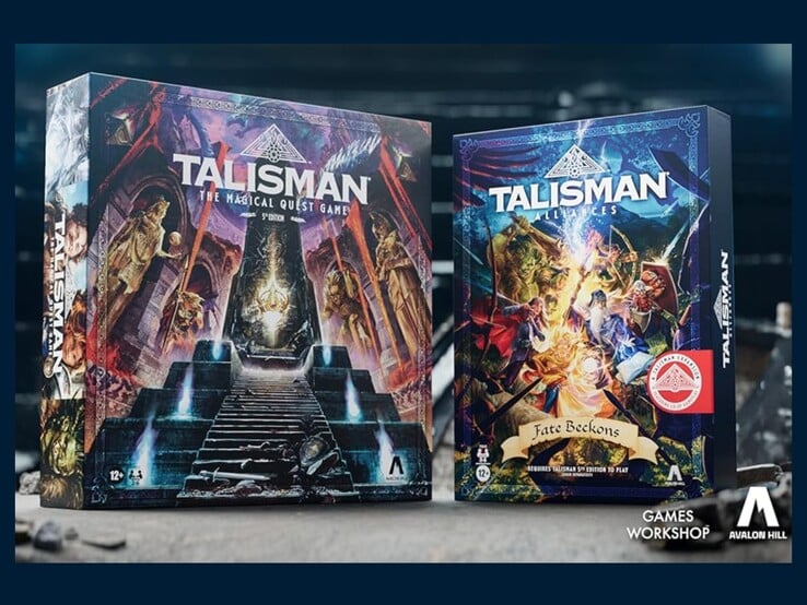 Talisman 5th Edition и Talisman Alliances: Расширение Fate Beckons. (источник: Avalon Hill)