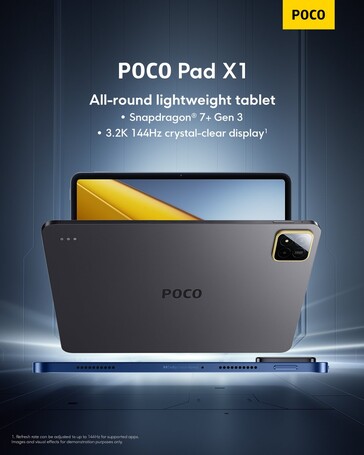 Дата запуска POCO Pad X1 (Источник изображения: POCO)
