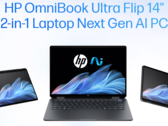 HP OmniBook Ultra Flip работает на базе процессоров Intel линейки Lunar Lake (Источник изображения: HP)