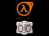 Утяжеленный «Companion Cube» от Dbrand, изображенный ниже логотипа Half-Life 3