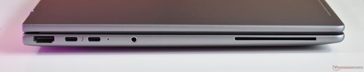 слева: HDMI, 2 порта Thunderbolt 4, аудиоразъём 3,5 мм, считыватель смарт-карт