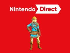 Баннер Nintendo Direct с изображением Линка из Ocarina of Time