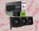 Asus Prime GeForce RTX 5060 - это разогнанная модель с тактовой частотой 2 595 МГц. (Источник изображения: Asus, Unsplash, отредактировано)