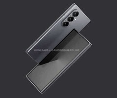 Samsung Galaxy Z Fold7, как утверждается, будет иметь гораздо более тонкий корпус. (Источник изображения: @OnLeaks / Android Headlines)
