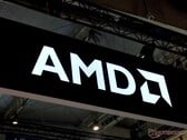 Логотип AMD. Недавно рыночная капитализация компании впервые достигла 1 триллиона долларов.