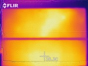 Нагрев планшета в состоянии простоя, тыльная панель