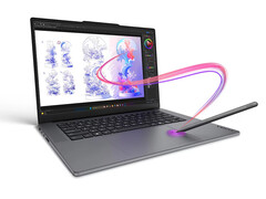 Новый Yoga Pro 7i Aura Edition весит около 1,65 кг благодаря своему 15,3-дюймовому дисплею.