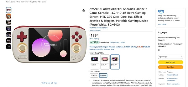 Версия с 3 Гб ОЗУ доступна в трех цветах, но ее доставка займет несколько недель.