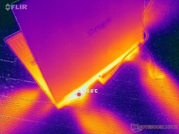 Воздух выбрасывается через четыре вентиляционных решетки