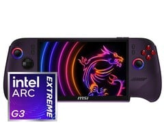 MSI Claw 8 EX AI+ - одна из первых портативных консолей на базе Arc G3 Extreme.