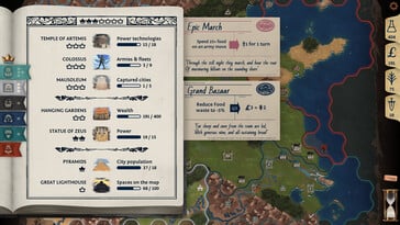 На изображении: скриншот игрового процесса из игры «Ozymandias: Bronze Age Empire Sim».
