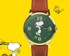 Часы Peanuts x Timex Marlin Hand-Wound оснащены зелёным циферблатом и забавными стрелками в стиле тенниса