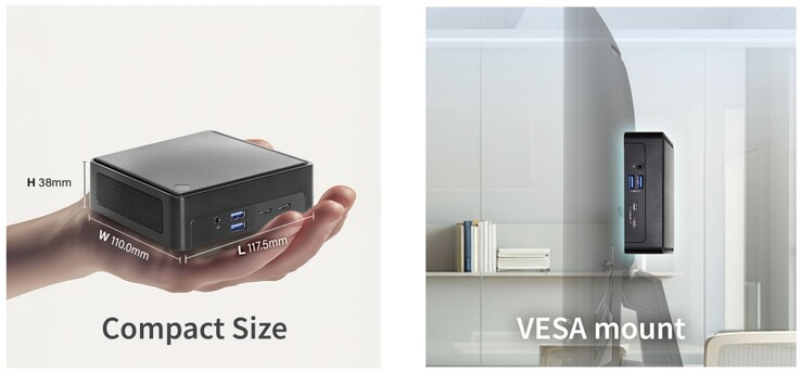 Мини-ПК NUCS Ultra довольно тонкий, хотя ванильный NUC толще на 11 мм.