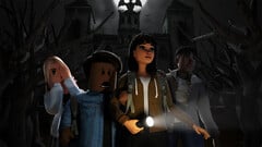 Рекламный визуальный материал в стиле хоррор от Roblox