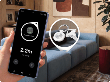 Режим компаса Samsung SmartTag 3.