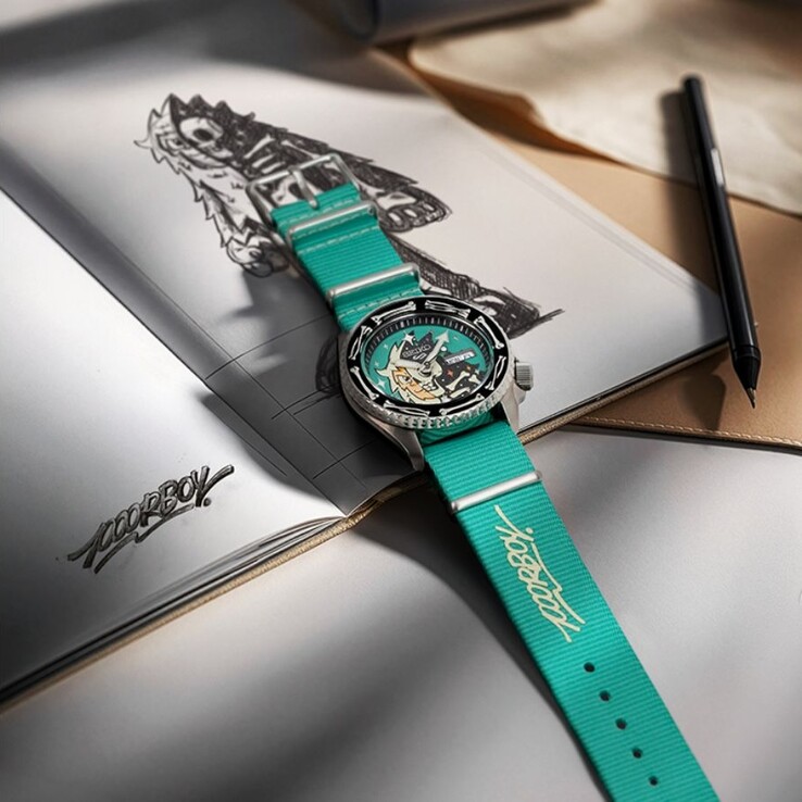Совместные часы Seiko 5 Sports x Poorboy SRPM17K. (Источник изображения: Seiko через Q-P Magazine)
