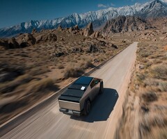 SpaceX Starlink Mini на кибергрузовике Tesla