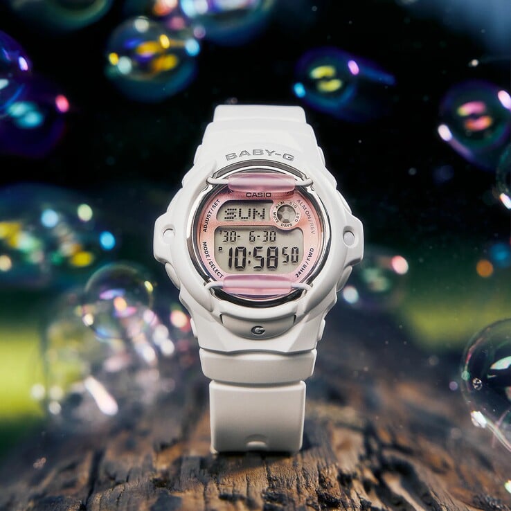 Часы Casio BG-169GD-7 обладают водонепроницаемостью до 200 м (20 бар)