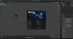 Вид начальной версии Blender 5 beta. (Источник изображения: Blender)