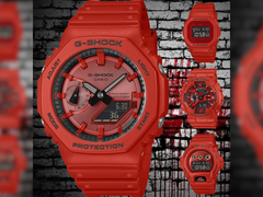 Слева направо (по часовой стрелке), Casio GA-2100RRB-4A, DW-5600RRB-4, GA-110RRB-4A и DW-6900RRB-4. (Источник изображения: @geesgshock on Instagram)