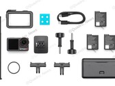 DJI Osmo Action 5 Pro будет оснащен 3 батареями для длительных сеансов записи. (Источник изображения: @Quadro_News через Twitter/X)