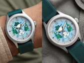 Логотип «Timex» смещен вниз и влево, вероятно, для того, чтобы освободить место для иллюстраций.