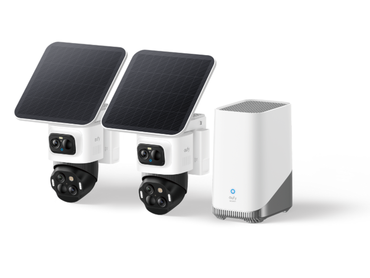 Камера наблюдения Anker eufyCam S4 предлагается в комплекте с двумя камерами и HomeBase S380. (Источник изображения: Anker)