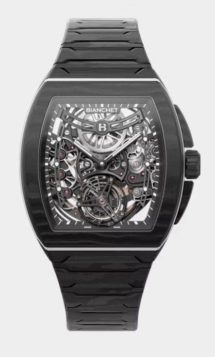 Bianchet B 1.618 UltraFino Carbon с замысловатым механизмом турбийона и моноблочным карбоновым корпусом (Источник изображения: Официальный сайт Bianchet)