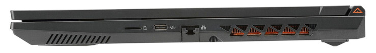 Правая сторона: слот microSD, USB 3.2 Gen 2 (USB-C), гигабитный Ethernet
