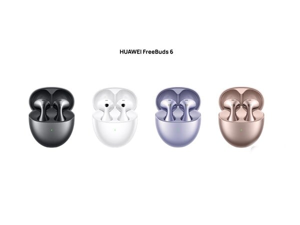 Huawei FreeBuds 6 доступны для покупки в четырех цветах. (Источник изображения: Huawei)