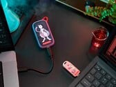 На фотографии изображены портативный SSD-накопитель SANDISK Mewtwo и флеш-накопитель Mew с разъёмом USB-C, выпущенные к 30-летию Pokémon
