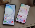 Смартфоны серии Samsung Galaxy Note 10. (Изображение: Yahoo)