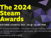Объявлены результаты конкурса The 2024 Steam Awards (источник изображения: Valve)